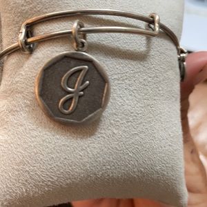 Alex and Ani J initial charm